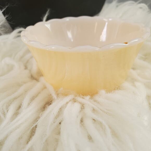 Fire King 424 Peach Luster Custard Dessert Cup Set 6ozFire - Picture 4 of 6